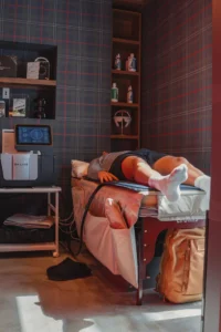 full-body compression therapy session to improve circulation and recovery